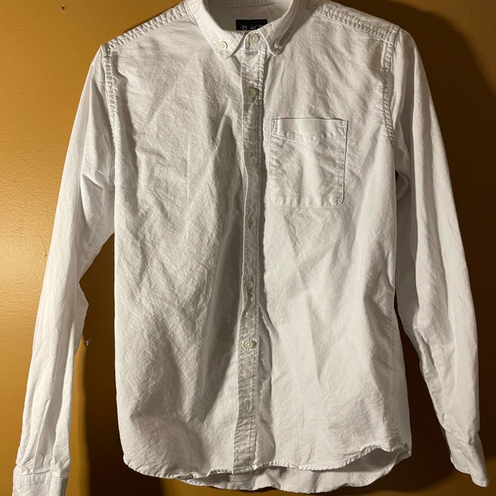Children’s Place White Button Down Shirt